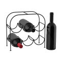 Minghou wholesale 6 bottles metal wire wine racks for home bar restaurant